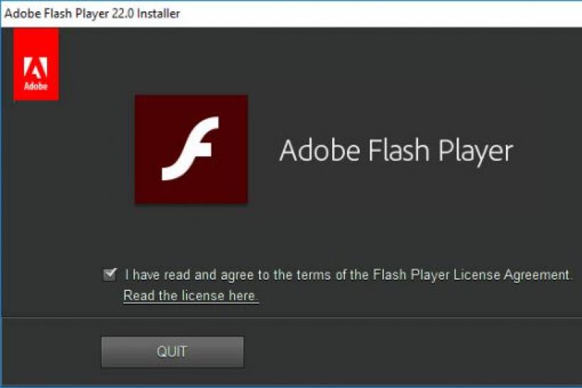 Adobe flash player 17